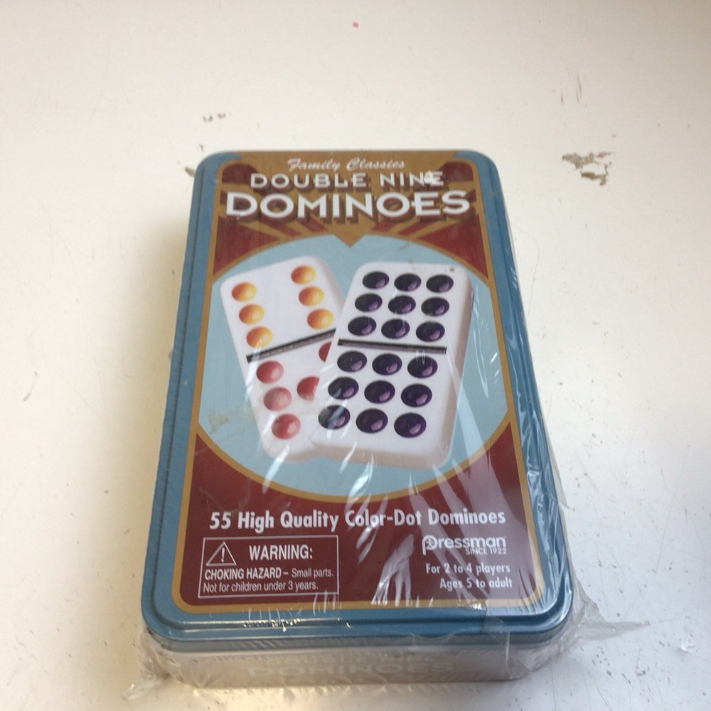 Pressman Double Nine Dominoes Set